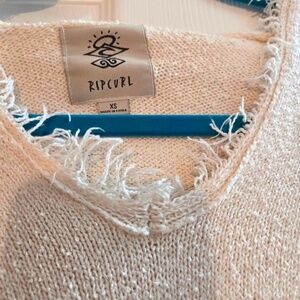 Rip Curl off white hoodie